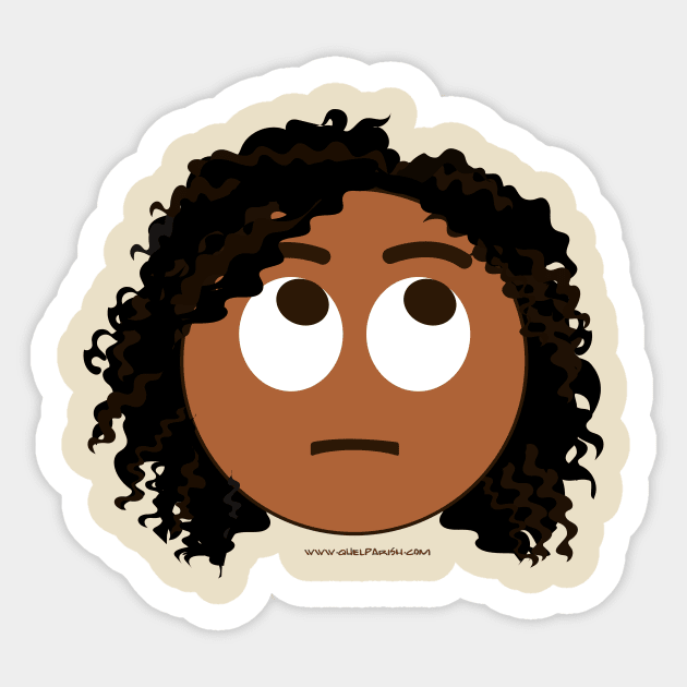 Noiremoji Rolling Eyes Sticker by quelparish